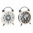 Настольные часы DKD Home Decor 41 x 6,5 x 52,5 cm Стеклянный Натуральный Чёрный Белый Железо Vintage Деревянный MDF (2 штук)