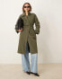 Фото #3 товара Abercrombie & Fitch trench coat in green