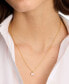 Фото #3 товара kate spade new york little Luxuries Gold-Tone Pavé & Crystal Square Pendant Necklace, 16" + 3" extender
