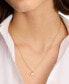 kate spade new york little Luxuries Gold-Tone Pavé & Crystal Square Pendant Necklace, 16" + 3" extender