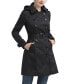 ფოტო #3 პროდუქტის Women's Adley Water Resistant Hooded Trench Coat