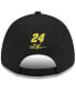 ფოტო #3 პროდუქტის Men's Black, White William Byron 2024 Daytona 500 Champion 9FORTY Snapback Hat