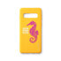 Чехол для смартфона Fashiontekk AB Wilma Seahorse Samsung Galaxy S10 15.5 см (6.1") розовый желтый