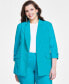 Фото #1 товара Plus Size 3/4-Sleeve Blazer, Created for Macy's