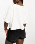 Фото #2 товара Roxy Tiki & Surf oversized crop t shirt in white