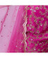 ფოტო #3 პროდუქტის Women's Pink Sharara Suit with Golden Hand Embroidered Kurta