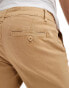 ASOS DESIGN tapered washed chino in tan