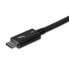 StarTech.com 0.8 m (2.7 ft.) Thunderbolt 3 to Thunderbolt 3 Cable - 40Gbps - Male - Male - 0.8 m - Black - Nickel - 40 Gbit/s