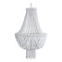Фото #1 товара Потолочный светильник DKD Home Decor Белый Металл Пластик Деревянный MDF 40 W 220 V 40 x 40 x 60 cm