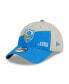 Фото #1 товара Men's Cream, Powder Blue Los Angeles Chargers 2023 Sideline Historic 9TWENTY Adjustable Hat
