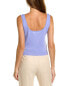 Oscar De La Renta Scoop Neck Wool Tank Women's