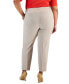 Фото #2 товара Plus Size Shannon Mid-Rise Ankle Pants