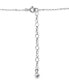 ფოტო #4 პროდუქტის Cubic Zirconia Mom Heart Pendant Necklace, 16" + 2" extender, Created for Macy's