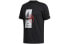 Фото #1 товара adidas Tmac Logo篮球运动短袖T恤 男款 黑色 / Футболка Adidas Tmac LogoT GE4108