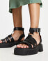 Фото #3 товара ASRA Paxton chunky sandals in black leather