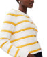 ფოტო #3 პროდუქტის Women's Marloe Striped Button Front Cardigan