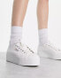 Superga 2790 Flatform Trainers In White