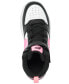Little Girls Court Borough Mid 2 Adjustable Strap Closure Casual Sneakers from Finish Line