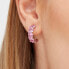 Charming single earrings Fancy Vibrant Pink FVP10