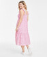 Фото #4 товара Платье женское On 34th Cotton Smocked Midi, созданное для Macy's