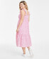 Women's Cotton Smocked Midi Dress, Created for Macy's