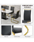 Фото #2 товара Luxurious black marble table and 4 chairs