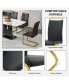 Фото #5 товара Luxurious black marble table and 4 chairs