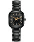 Фото #1 товара Часы Rado True Square Ceramic 29mm Black