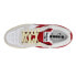 Фото #4 товара Diadora Magic Basket Low Suede Leather Lace Up Mens Grey, Red, White Sneakers C