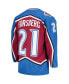 Men's Peter Forsberg Burgundy Colorado Avalanche 1995/96 Blue Line Player Jersey