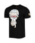 Men's and Women's Freeze Max Black Rugrats Tommy Pickles Football T-shirt