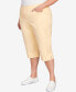 Фото #5 товара Plus Size Classic Allure Stretch Clamdigger Capri Pant
