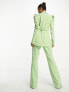 Фото #2 товара Y.A.S tailored flared trouser co-ord in mint green