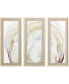 Фото #1 товара Oyster Shell Wall Art Set, 3 Piece