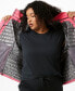 Plus Size Powder Lite Quilted Mock-Neck Puffer Coat