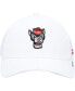 Фото #3 товара Головной убор Adidas Мужской White NC State Wolfpack 2021 Sideline Coaches AEROREADY Flex Hat