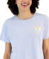 Juniors' Crewneck Short-Sleeve Landscape Graphic T-Shirt