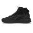 Фото #3 товара Puma RsTrck Mid Lifestyle Lace Up Mens Black Sneakers Casual Shoes 39514001