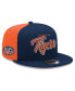 Фото #1 товара Men's Navy Auburn Tigers Outright 9FIFTY Snapback Hat