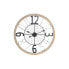 Фото #1 товара Настенное часы DKD Home Decor Натуральный Чёрный MDF Железо (70 x 4 x 70 cm)