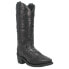 Фото #2 товара Laredo Night Sky TooledInlay Glitter Snip Toe Cowboy Womens Black Casual Boots