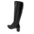 Фото #5 товара Trotters Kacee T1956-001 Womens Black Wide Leather Zipper Knee High Boots 6