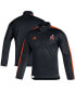 Фото #2 товара Men's Black Miami Hurricanes 2021 Sideline Quarter-Zip Jacket