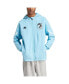 Фото #1 товара Куртка Adidas мужская светло-голубая Minnesota United FC 2024 Anthem Travel Full-Zip