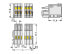 WAGO Federleiste 2.5mm 6pol. 733-106