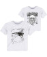 Фото #1 товара Футболка для малышей OuterStuff Набор из двух футболок с раскраской New England Patriots белого цвета