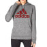 Фото #1 товара Adidas Women's Originals Shine Logo Hoodie Light Grey DX5115