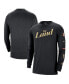 ფოტო #1 პროდუქტის Men's Black Cleveland Cavaliers 2023/24 City Edition Max90 Expressive Long Sleeve T-shirt