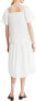Фото #2 товара Theory Women's a Line Dress White Size XS