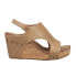 Фото #2 товара Corkys Tiffanee Studded Wedge Womens Brown Casual Sandals 41-0266-TPSM